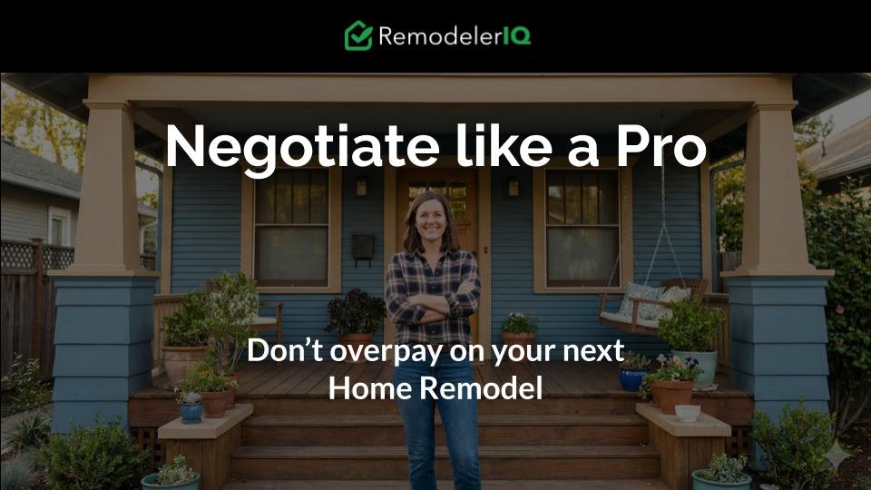 RemodelerIQ - Main product screenshot demonstrating key features and user interface