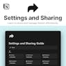 Notion Settings and Sharing Guide