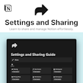 Notion Settings and Sharing Guide