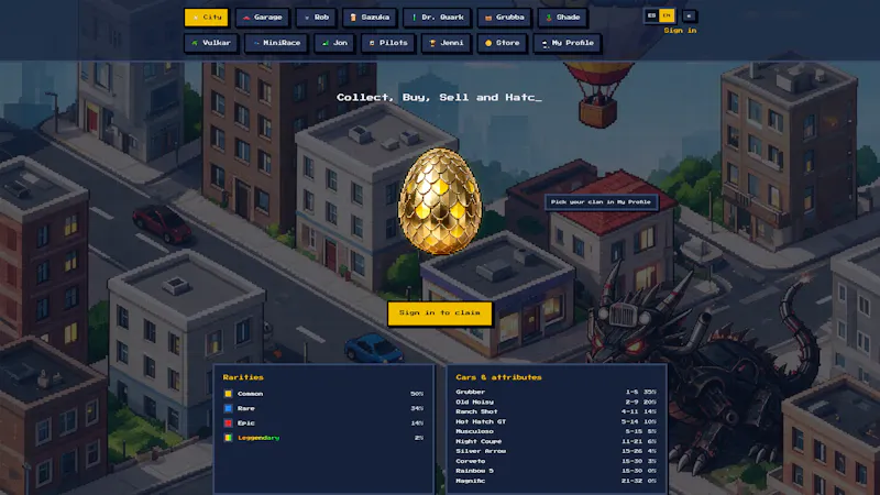 EggCars screenshot 2