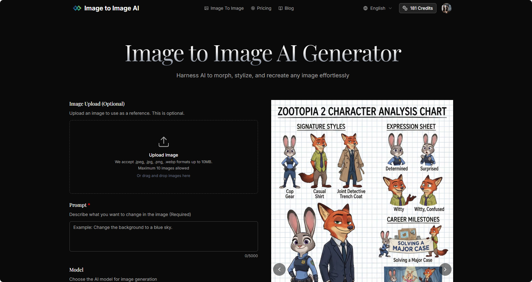 Image to Image AI gallery image