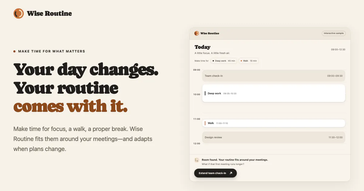 Wise Routine gallery image