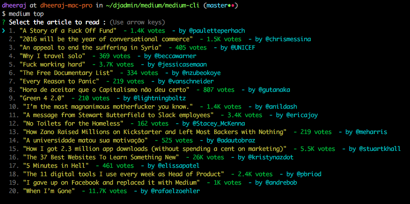 Medium CLI Image