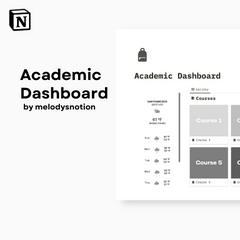 Academic Dashboard Template