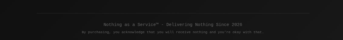 Nothing as a Service gallery image