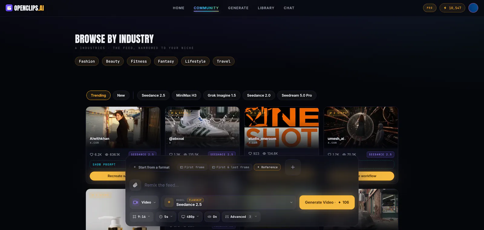 OpenClips screenshot 1