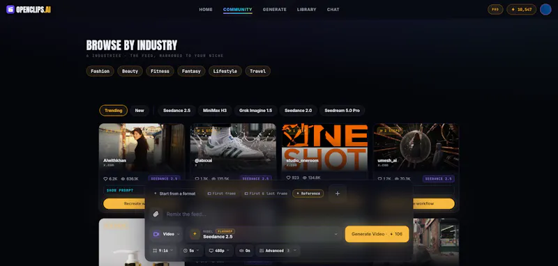 OpenClips screenshot 1