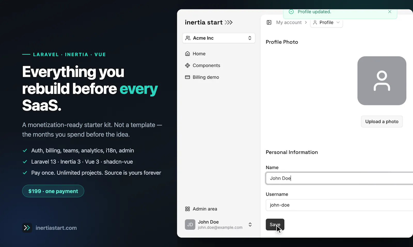 Inertia Start screenshot 1