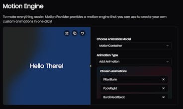 Motion Provider gallery image