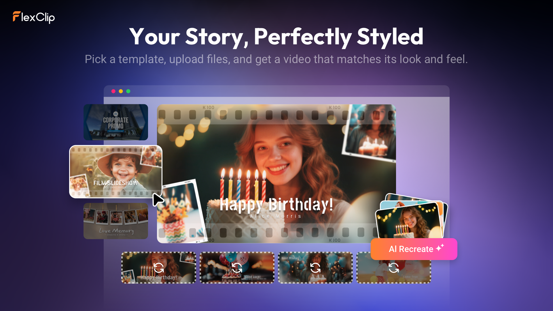 FlexClip Magic Edit gallery image