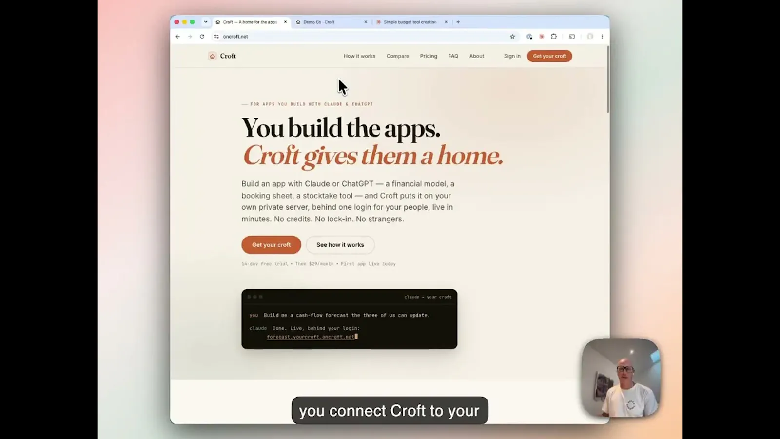 Croft screenshot 1 (video preview)