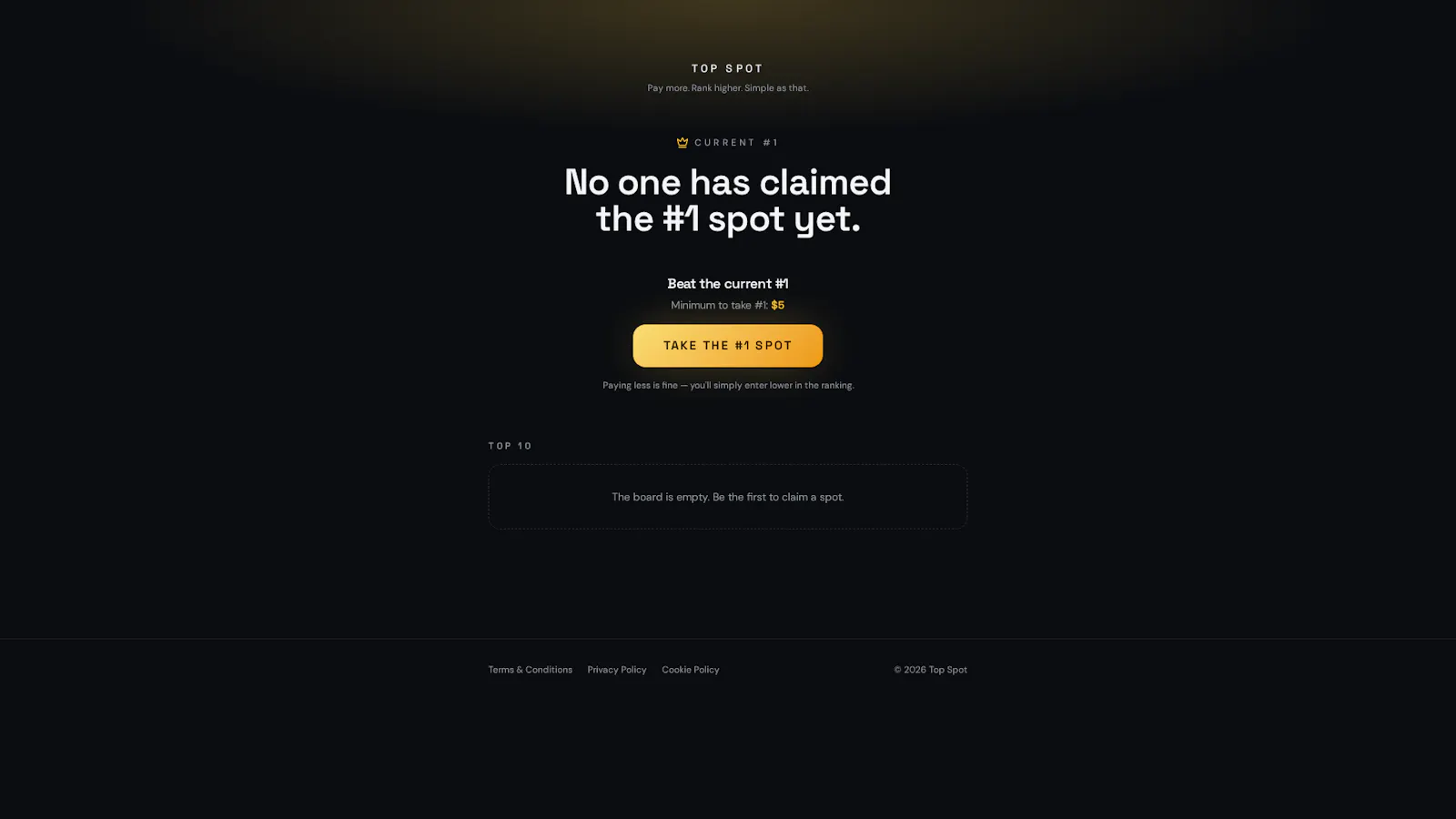 Top spot screenshot 1