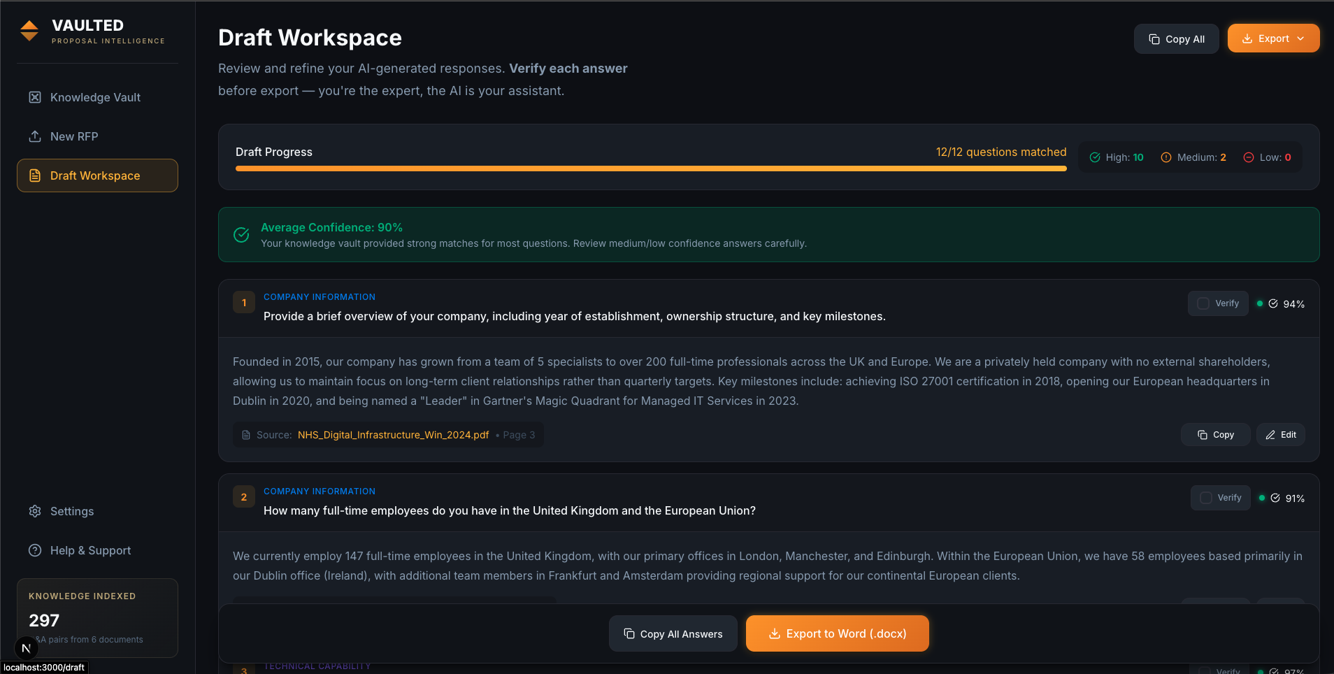 Vaulted gallery image