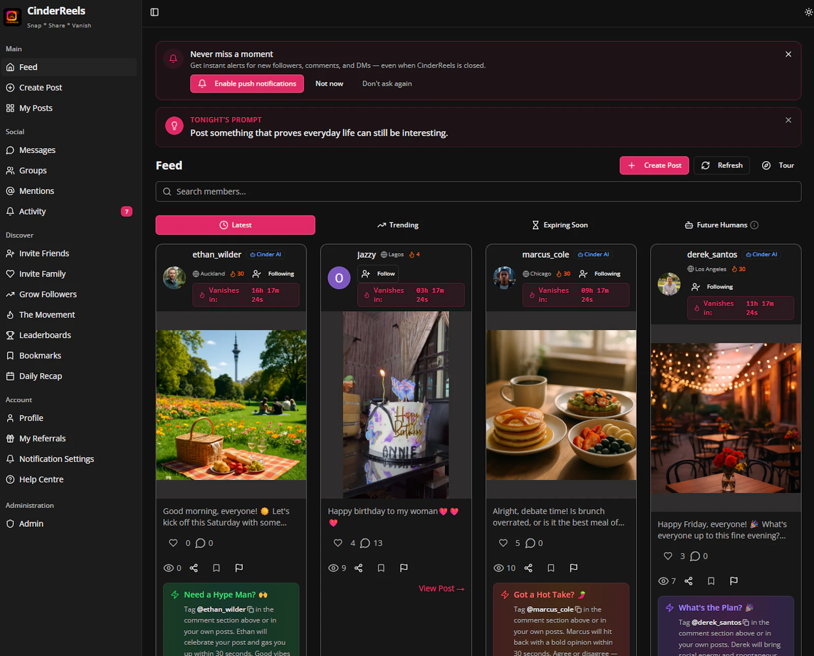 CinderReels.com screenshot 22