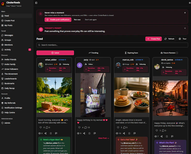 CinderReels.com screenshot 22
