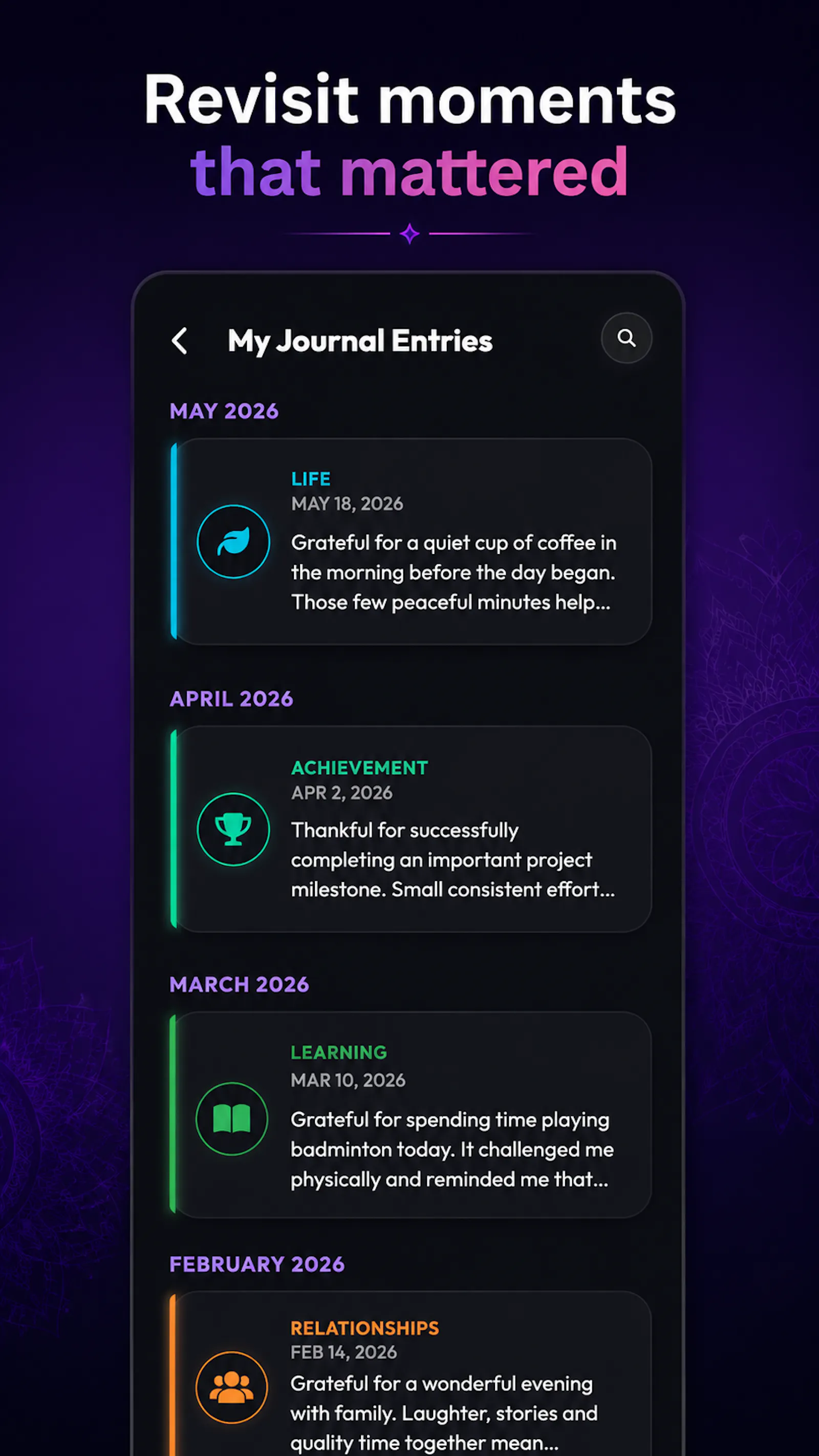 Gratitude Mandala screenshot 4