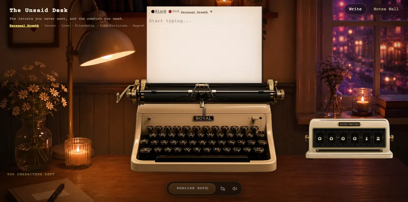 The Unsaid Desk screenshot 3