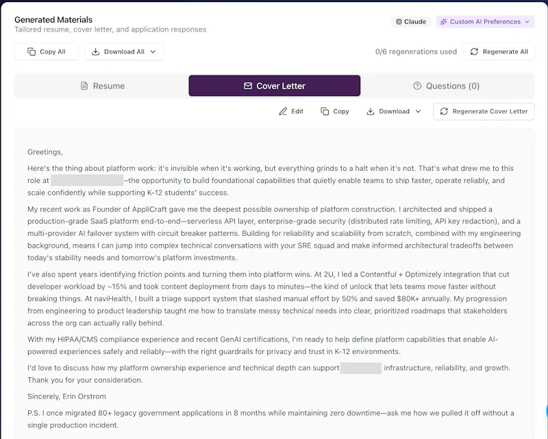 AppliCraft AI screenshot 5