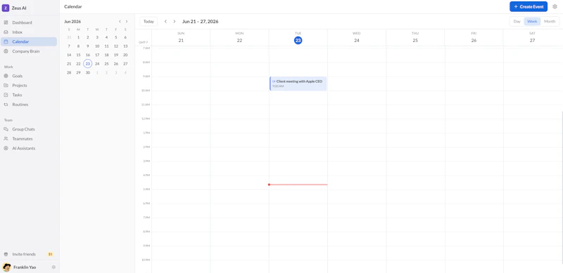 Zeus.team, AI native workspace screenshot 5