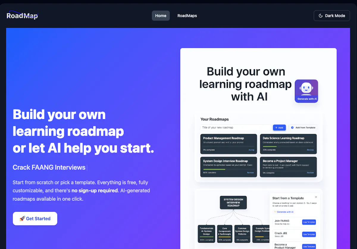 RoadMapTracker - AI