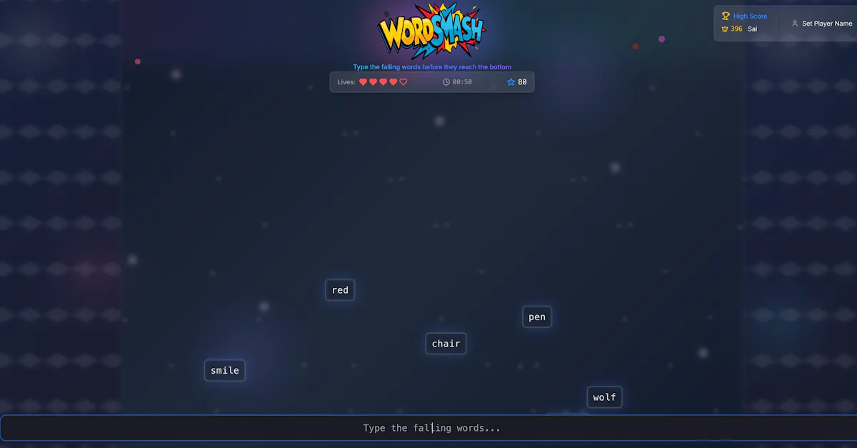 WordSmash - Typing Game