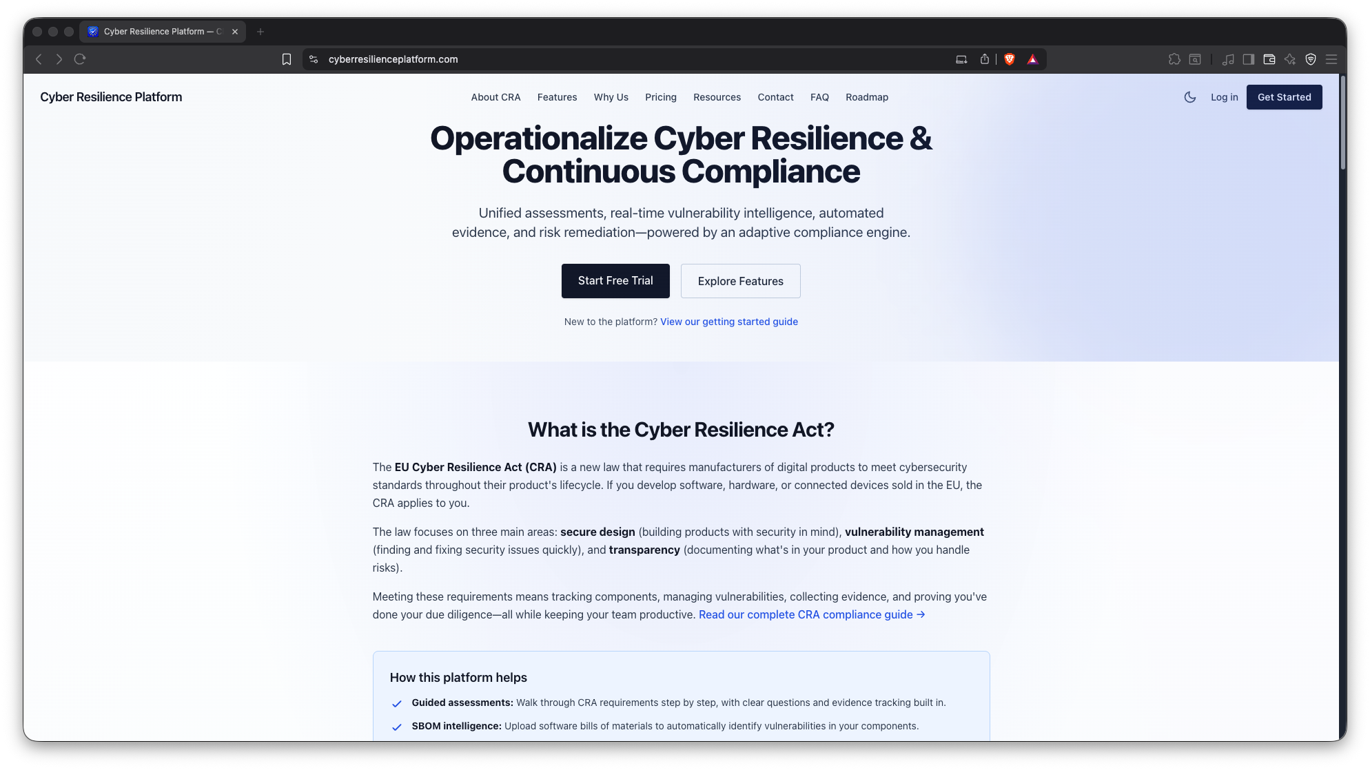 Cyber Resilience Platform gallery image