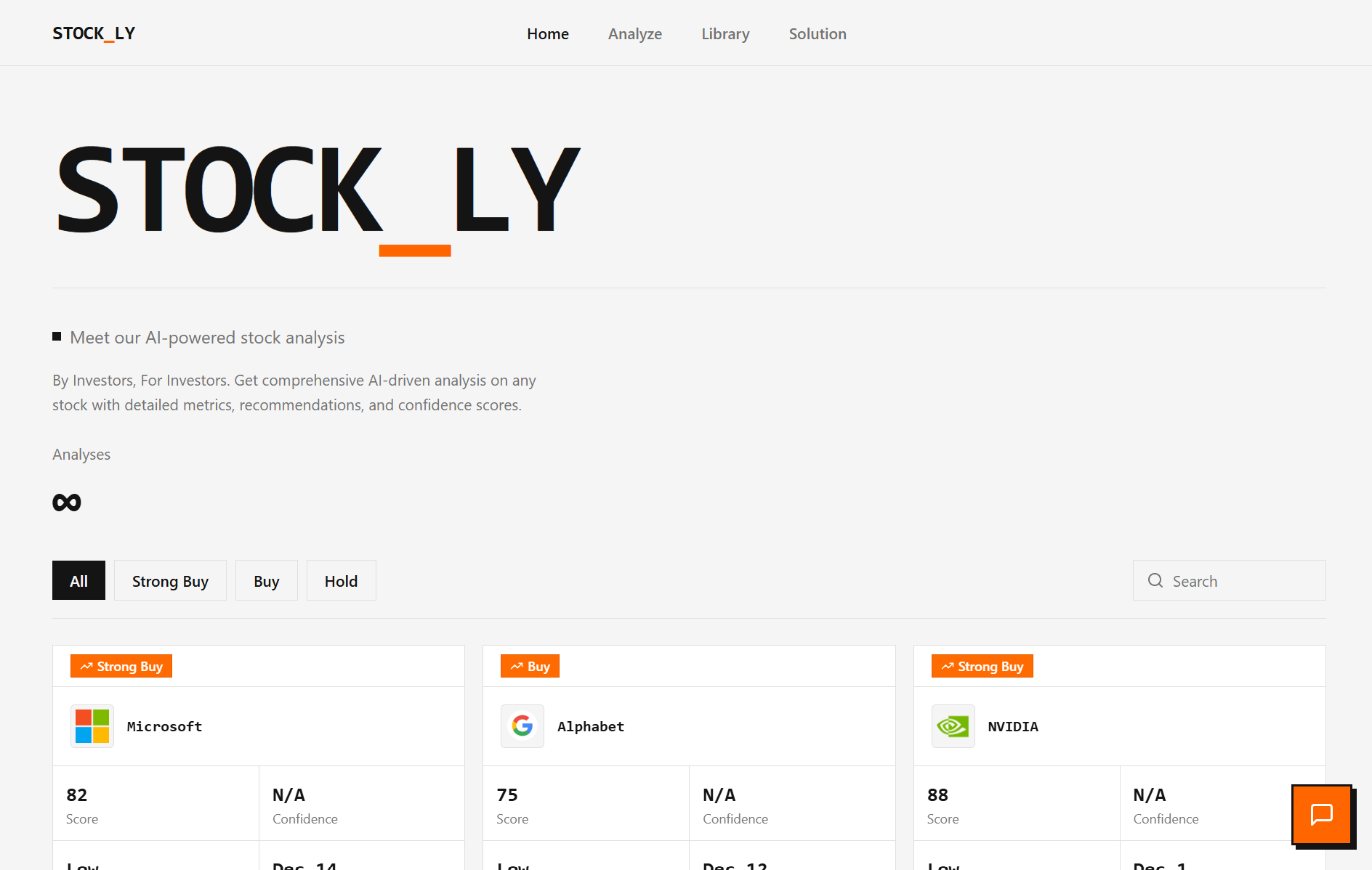 STOCKLY - Product Hunt launch logo