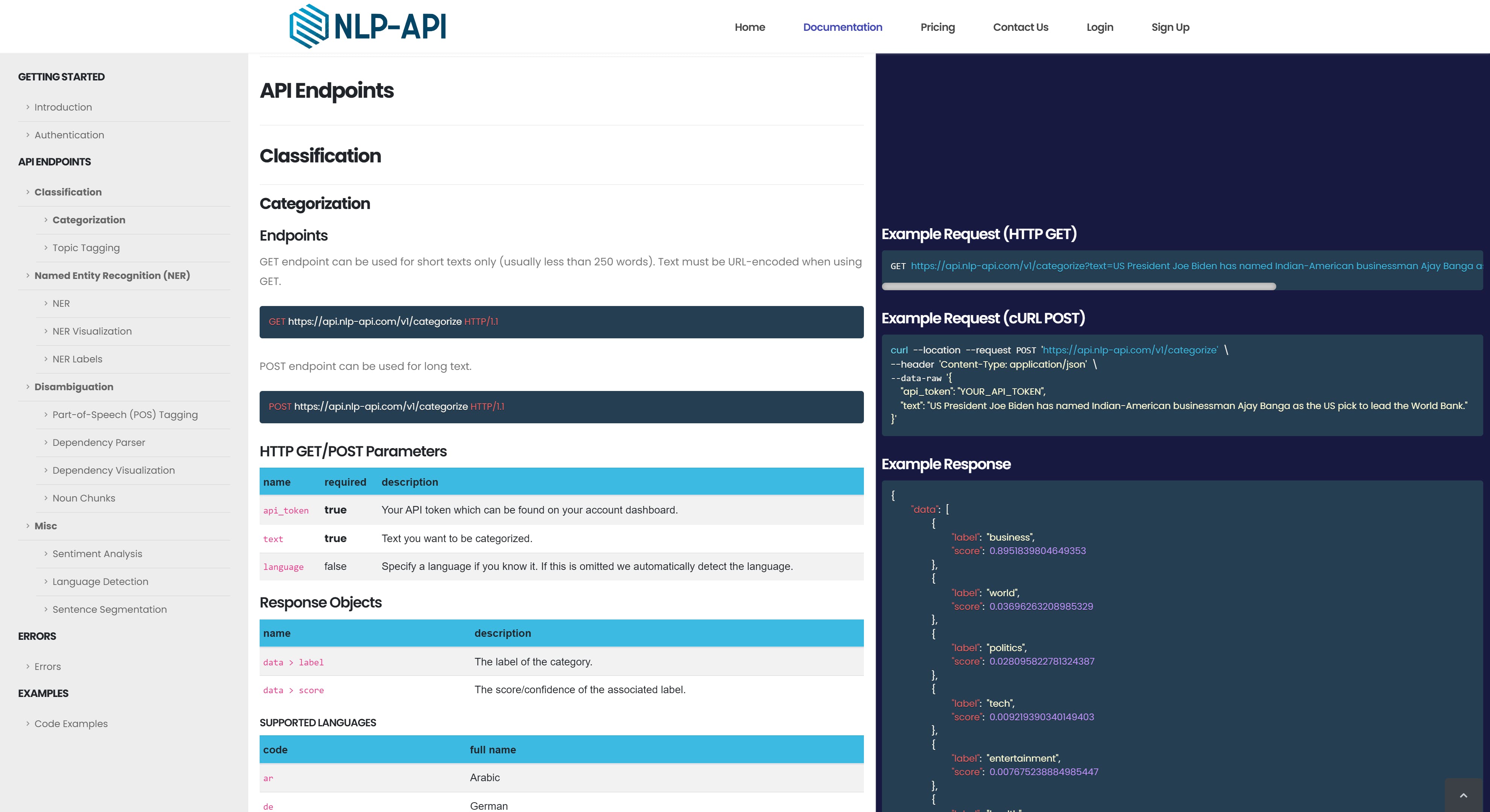 NLP-API media 3