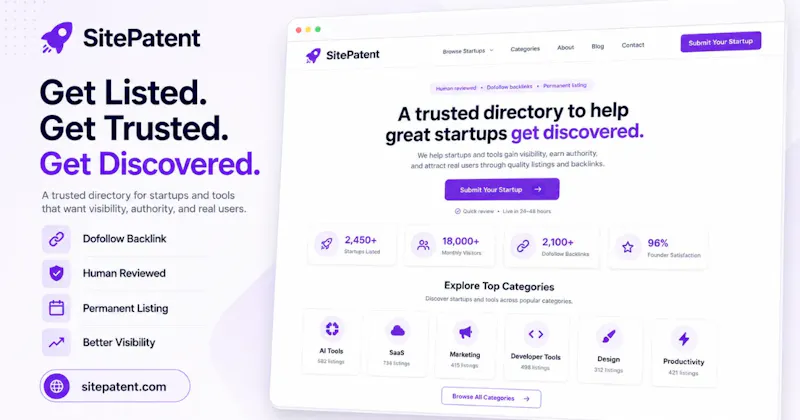 SitePatent screenshot 1