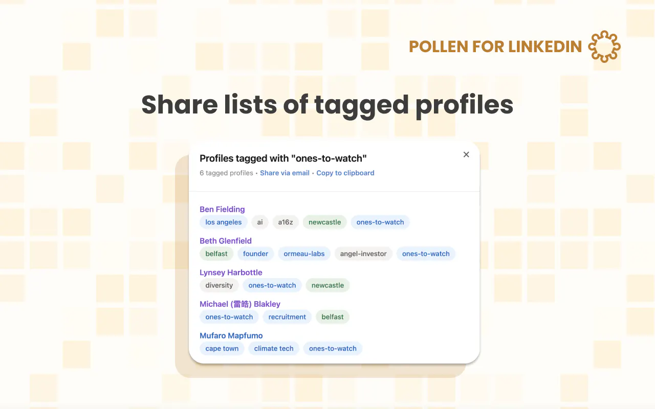 Pollen for LinkedIn gallery image