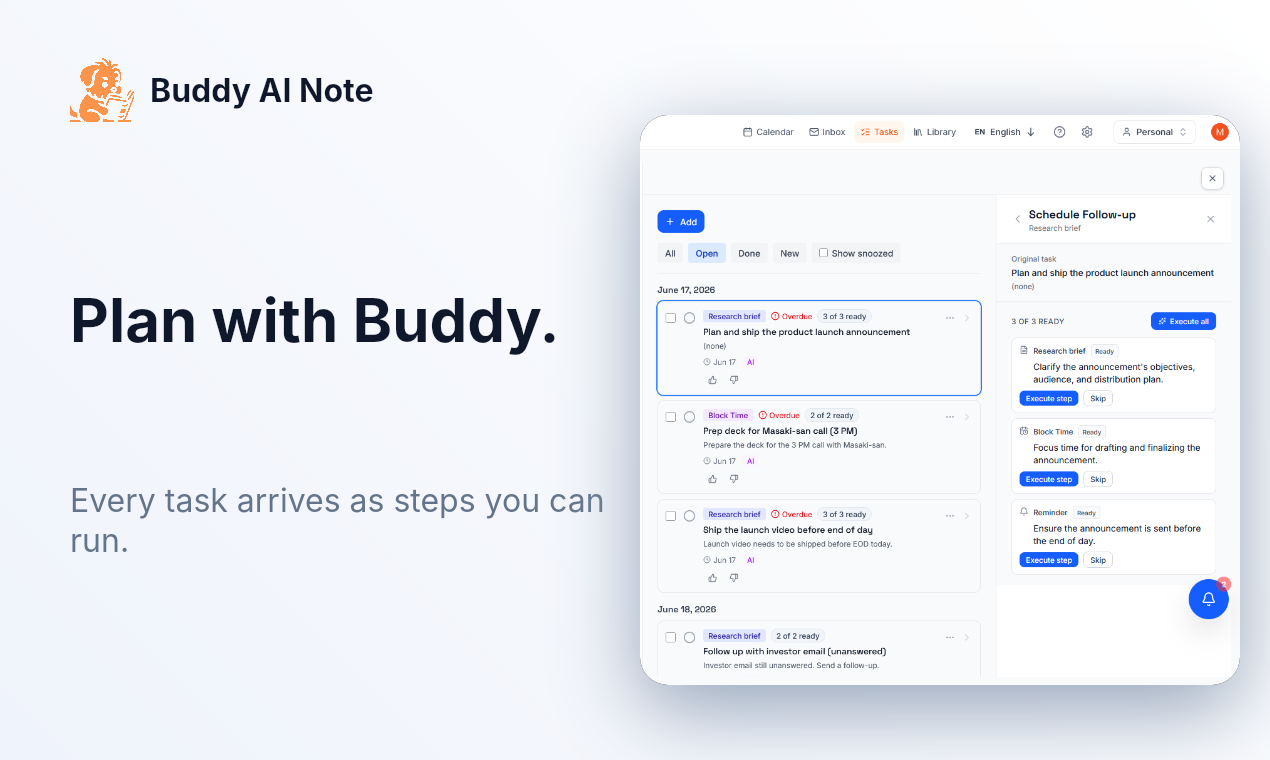 Buddy AI Note gallery image