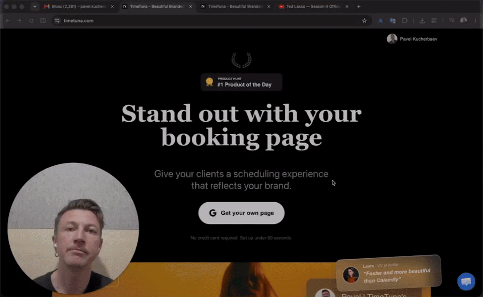 TimeTuna.com screenshot 1 (video preview)