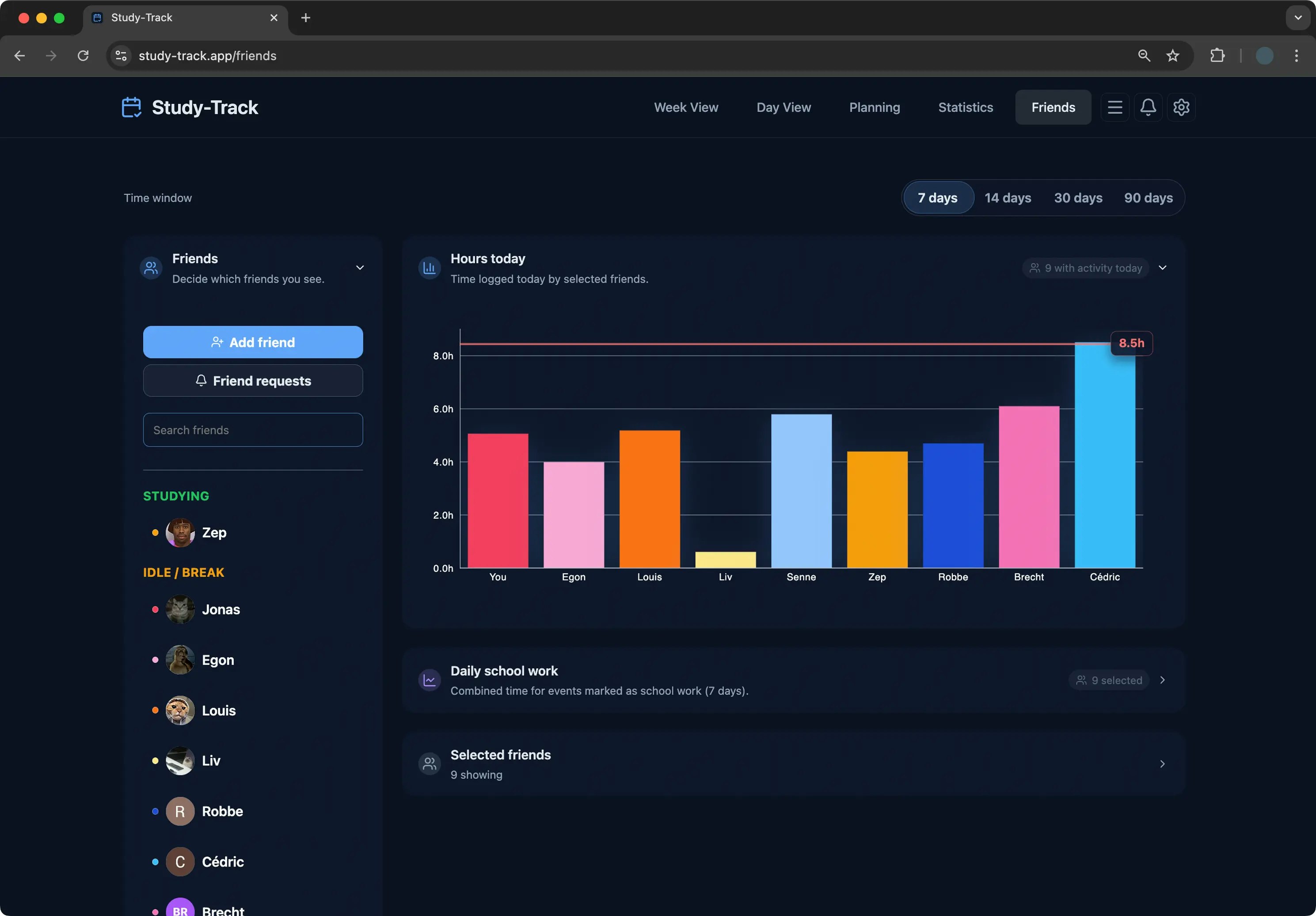 Study-Track - Screenshot 3 showing product features and functionality