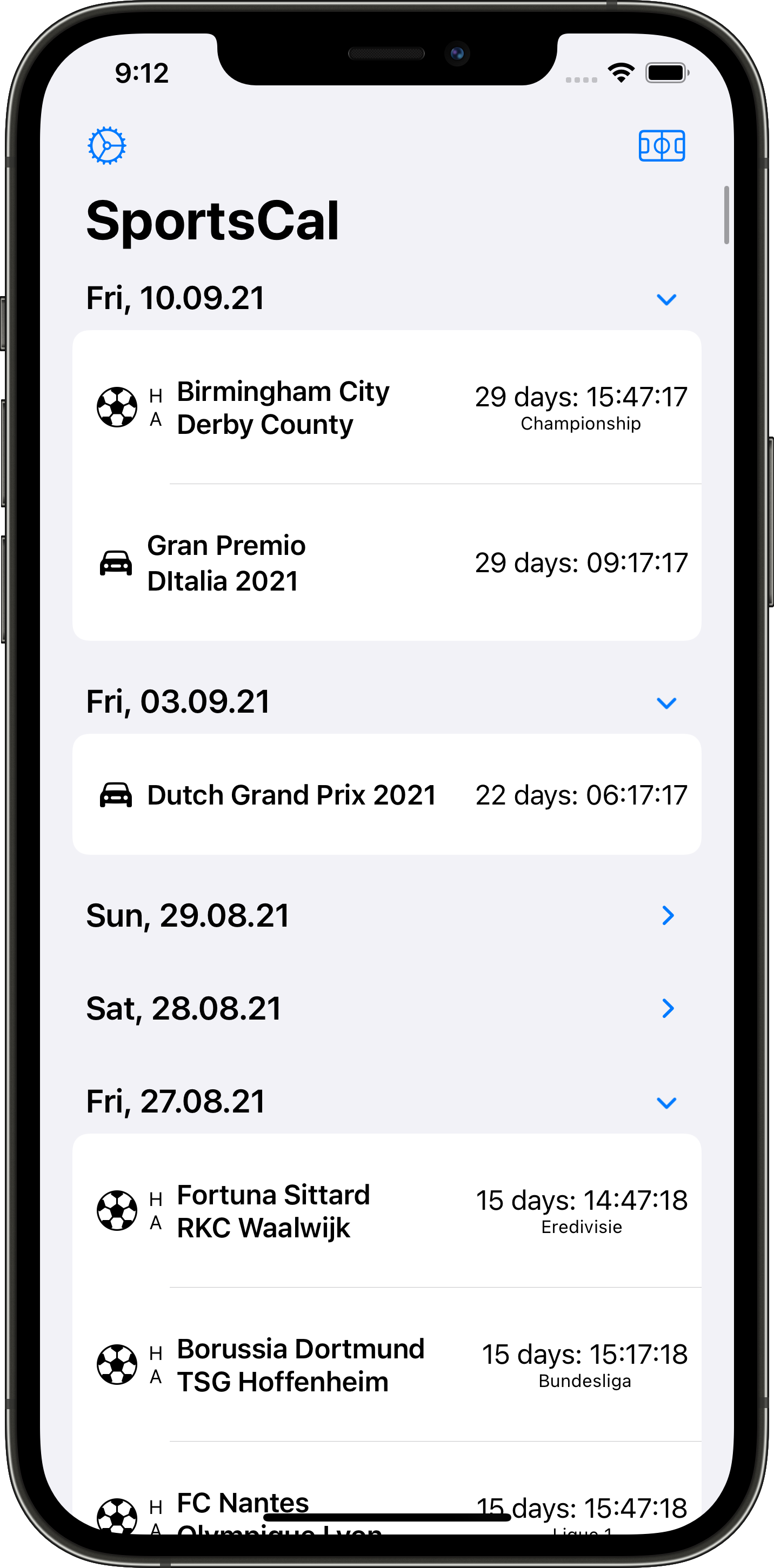 SportsCal gallery image