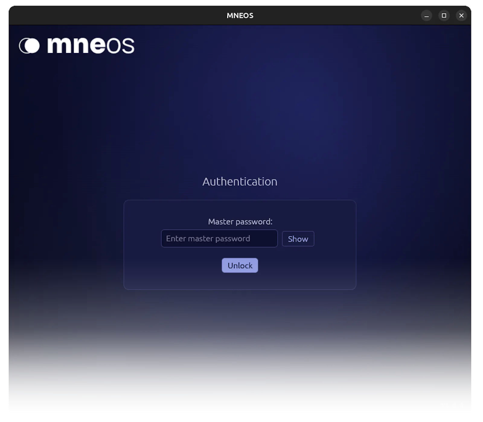 mneos screenshot 2