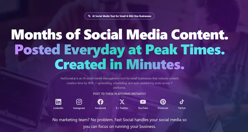 FastSocial.ai screenshot 1