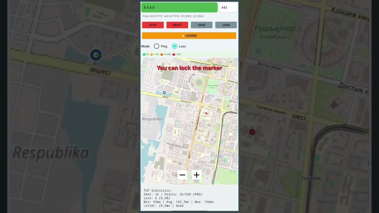 PingLossMap gallery image