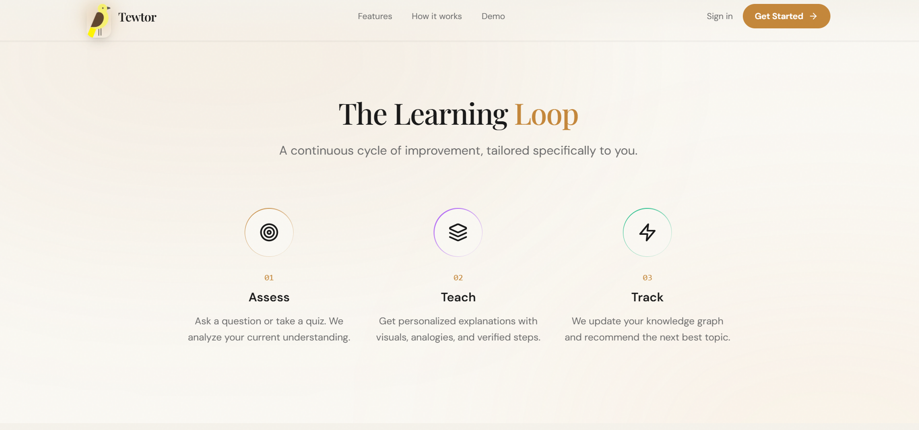 Tewtor.ai - Screenshot 3 showing product features and functionality