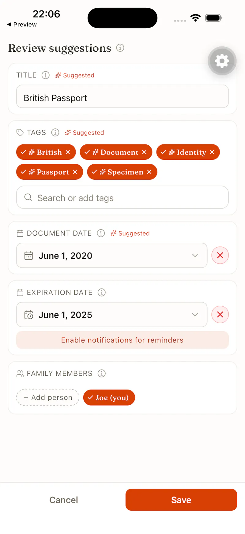 FamilyDocs — Safe & Searchable Documents screenshot 6