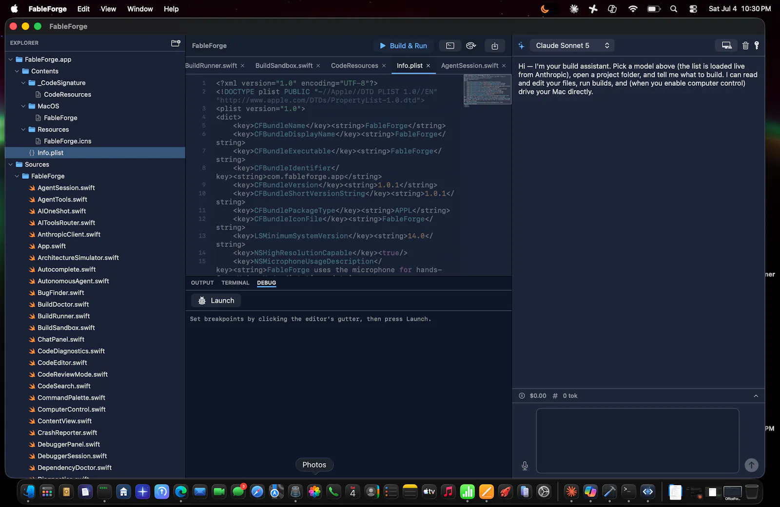 Fable Forge Code Editor screenshot 1