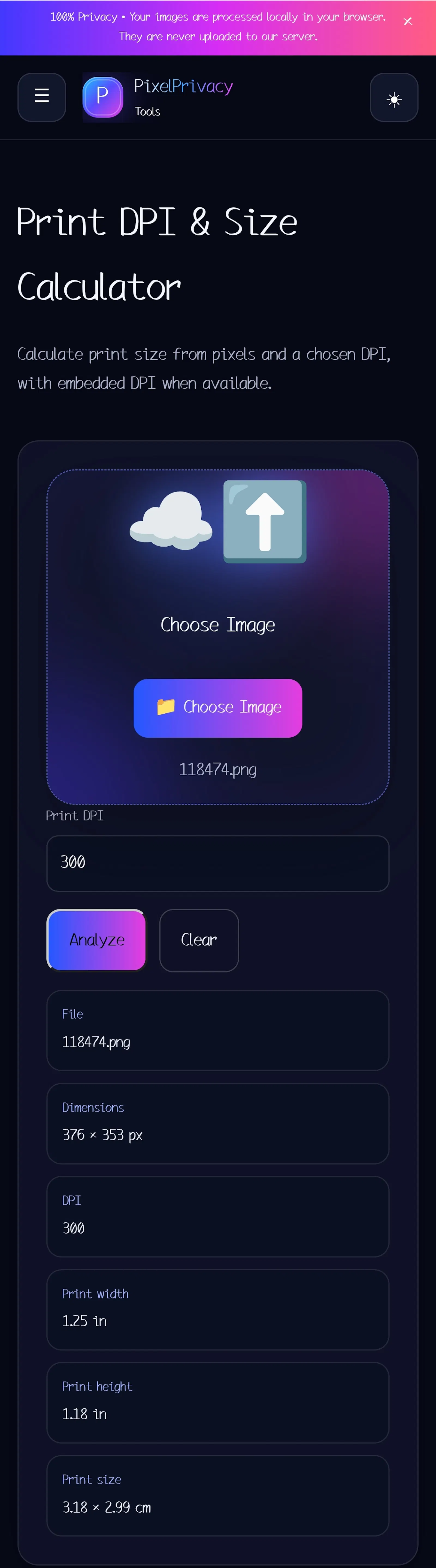 PixelPrivacy Tools screenshot 5