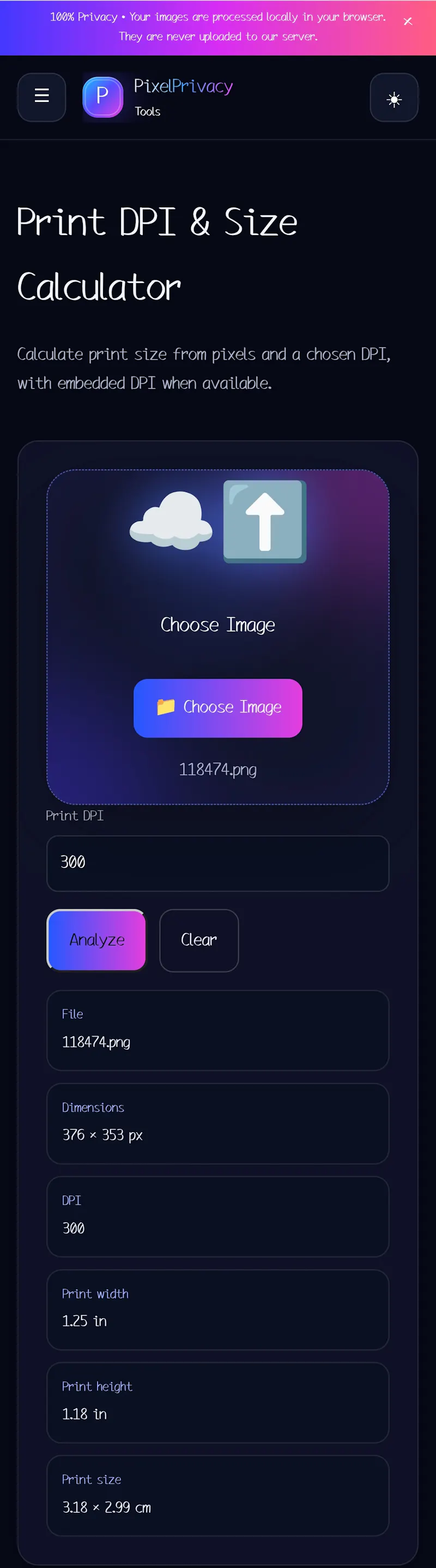 PixelPrivacy Tools screenshot 5