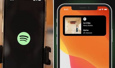 This app shows you what your friends are listening to from your lock screen header image