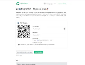📡 📶 Share Wifi - The cool way 🚀 gallery image