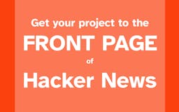 Launch to the frontpage of Hacker News media 1
