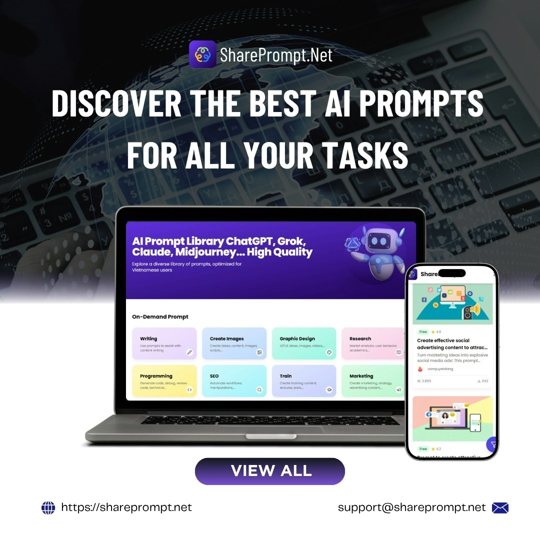 SharePrompt - 發現所有任務的最佳AI提示 media 3
