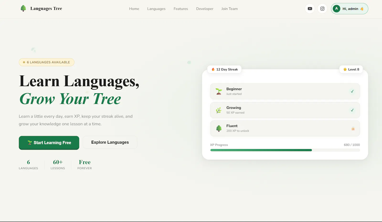 Languages Tree screenshot 3