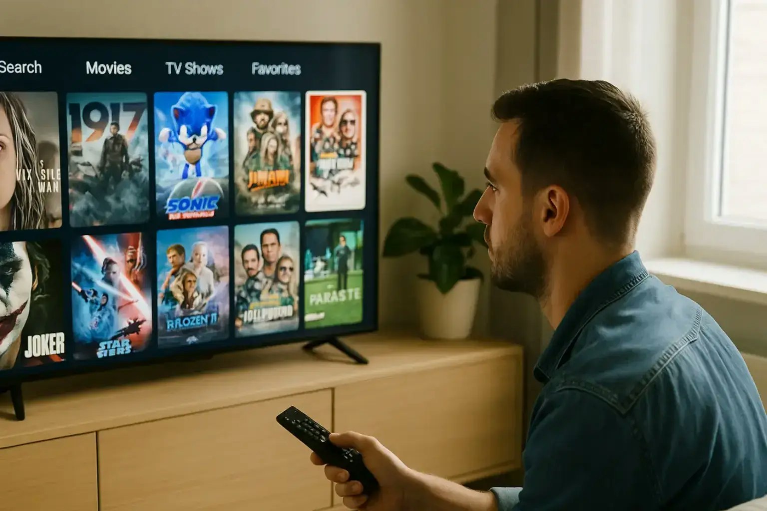 DE IPTV - Screenshot 2 showing product features and functionality