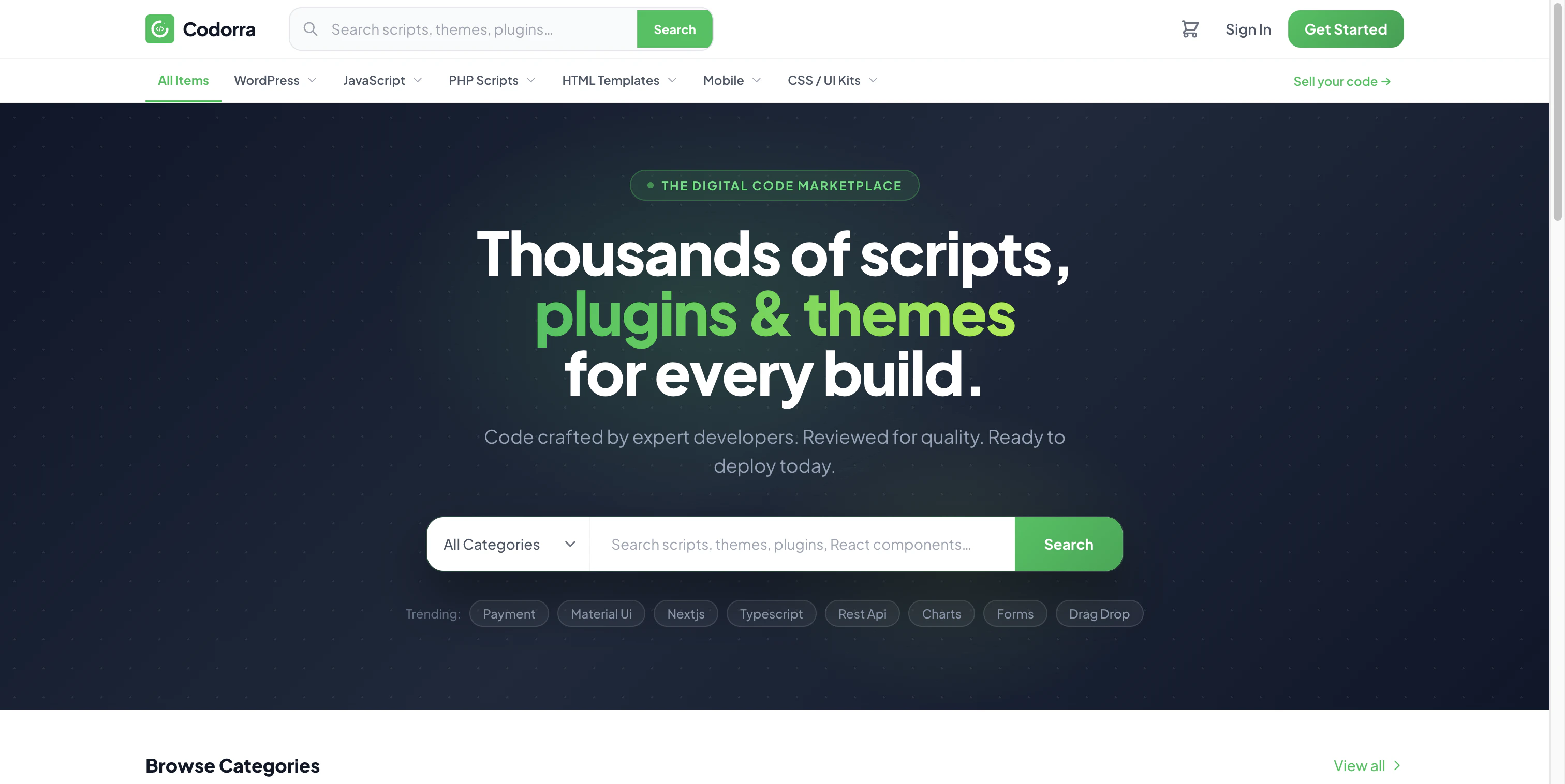 Codorra - Code Marketplace screenshot 1