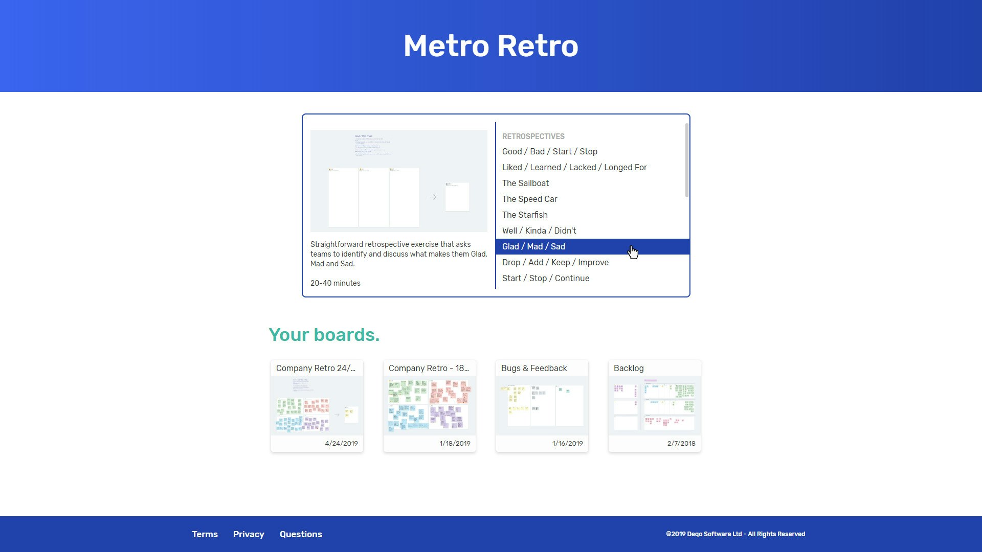 Metro Retro For Productive Engaging And Fun Retrospectives